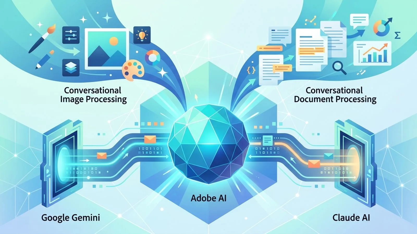 Adobe AI 擴大整合 Google Gemini 與 Claude AI，提升對話式圖像與文件處理效率