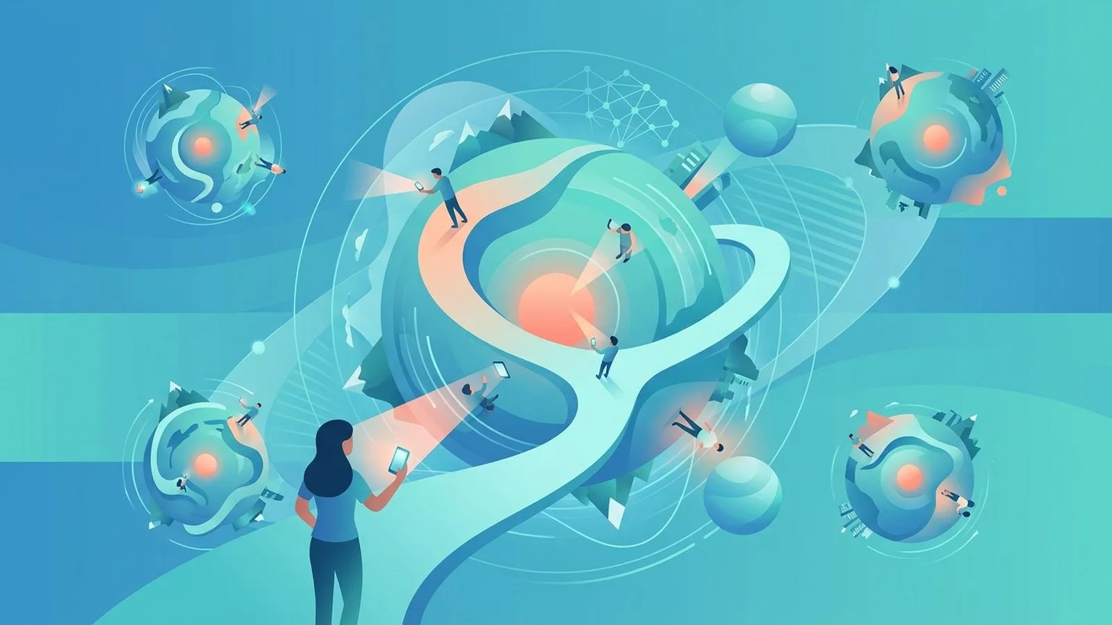 Gemini AI 帶動「小行星」自拍熱潮：用生成式 AI 將舊旅行照變身 360 度魚眼風格