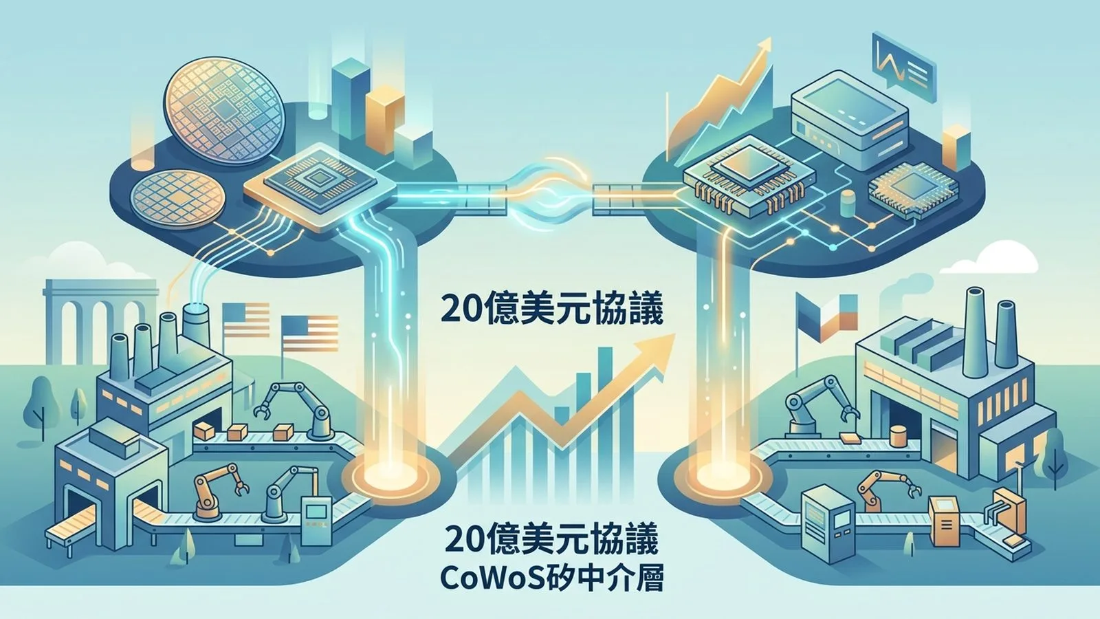 台積電攜手格羅方德簽署20億美元協議 於美國擴充CoWoS矽中介層產能